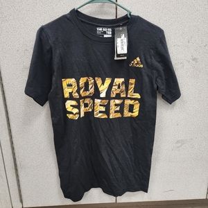 NWT Adidas Royal Speed Graphic Design T Shirt Size Small